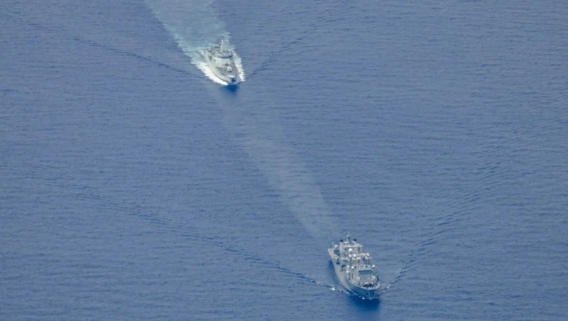 Китайская флотилия почти месяц держала в напряжении Австралию, курсируя вокруг на военных суднах