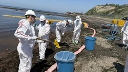 В порту Корсаков ликвидировали масштабный условный разлив топлива