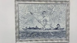 Наталья Кирюхина представила 25 графических работ о коренных народах Сахалина