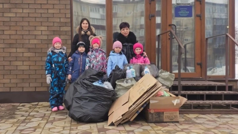 Детский сад «Ягодка» сдал более 65 кг сырья на переработку во «Вторпункт» Южно-Сахалинска