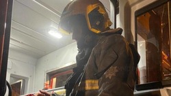 Пожарные потушили частную баню в Томаринском районе ночью 26 марта 