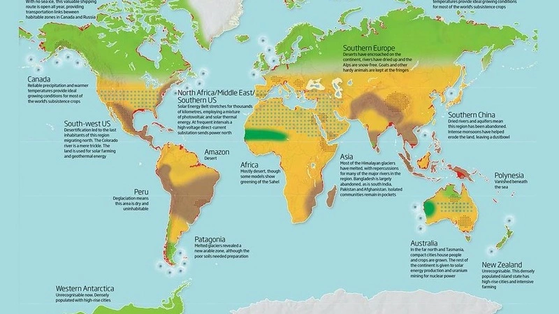Часть Сахалина под водой: как изменится мир при повышении температуры на 4 градуса