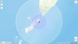 Ощутимое землетрясение произошло у берега Парамушира утром 6 апреля