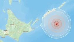 Землетрясение магнитудой 5,2 произошло у Курильских островов