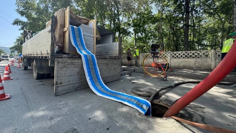 Водопровод и канализацию в Южно-Сахалинске отремонтируют с помощью «чулка»