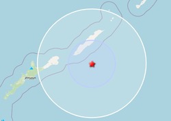 Ночное землетрясение зацепило два острова на Курилах