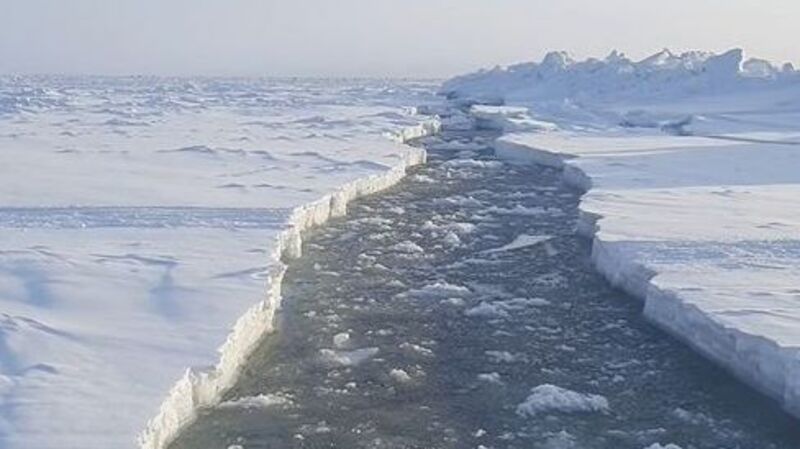 Южно Сахалинск Охотское море зима