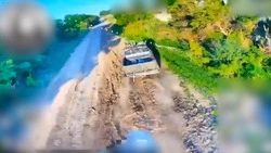 Сахалинские бойцы сбили еще один вражеский FPV-расчет на квадроцикле