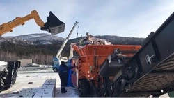 Первую партию сахалинского мусора доставили на полигон «Известковый»