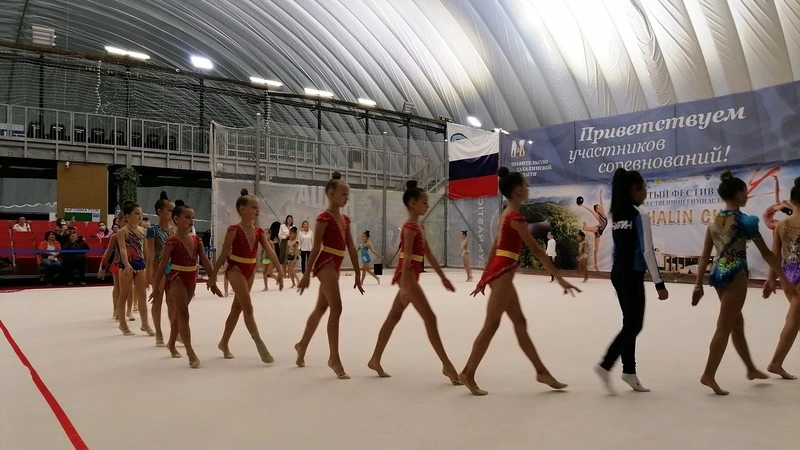 Гимнастки Сахалина разыграли комплекты наград на турнире "Грация"