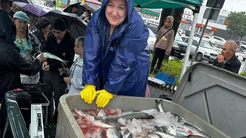 «Доступная рыба» на Сахалине: за неделю жители купили более 174 тонн свежей горбуши