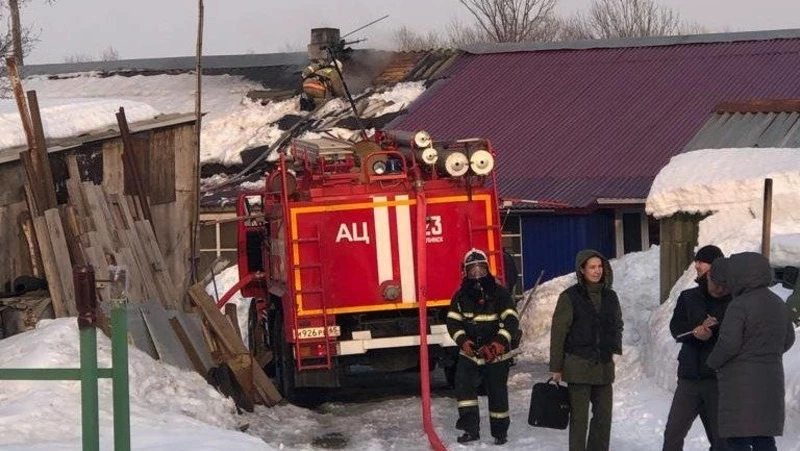 Пожилая женщина погибла в результате пожара в квартире в Долинском районе