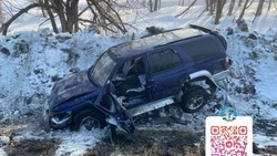 Пожилые водитель и пассажир пострадали в ДТП на трассе в Анивском районе