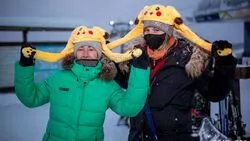 Праздник на «Горном воздухе» завершился зрелищным массовым спуском и фейерверком