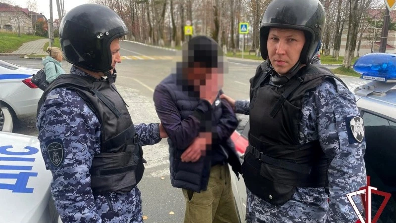 Пьяный водитель сопротивлялся росгвардейцам в Долинске