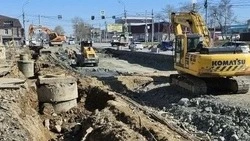 На проспекте Мира в Южно-Сахалинске приступили к работам на мосту