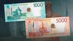 Новые купюры номиналом 1 000 и 5 000 рублей привезут на Сахалин
