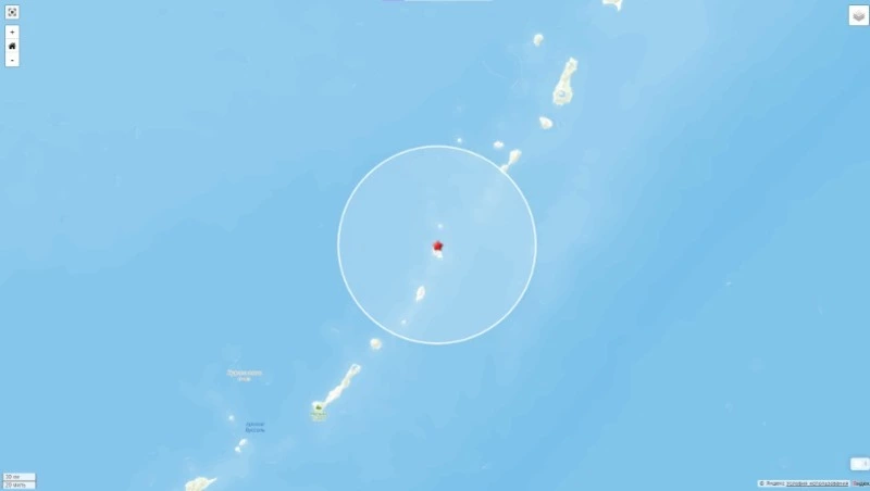 Землетрясение магнитудой 4,2 произошло на Северных Курилах 