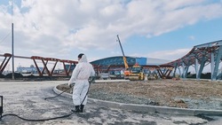 Новый аэровокзал в Южно-Сахалинске достроили на 75% 