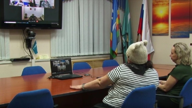 Еще один телемост провели между военнослужащими в зоне СВО и их семьями на Сахалине