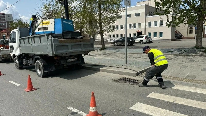  Дорожные работы и перекрытия: обстановка на улицах Южно-Сахалинска 18 июля