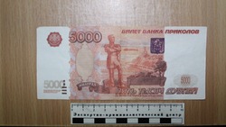 Уголовное дело возбудили на сахалинца за использование купюры «Банка приколов» 