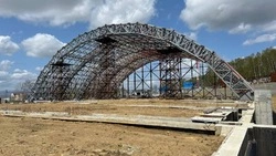 Стало известно, когда достроят легкоатлетический манеж в Южно-Сахалинске