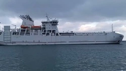 Паром «Александр Деев» перевез более 77 грузовых вагонов за 2,5 недели работы