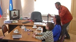 Телемост объединил военнослужащих с Сахалина с их семьями