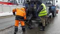 В Южно-Сахалинске с начала 2026 года залатали 750 «квадратов» дорожных ям