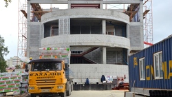 Новое здание гимназии №3 Южно-Сахалинска планируют сдать к новому году (ФОТО)