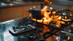 В результате пожара в Холмске женщина отравилась угарным газом