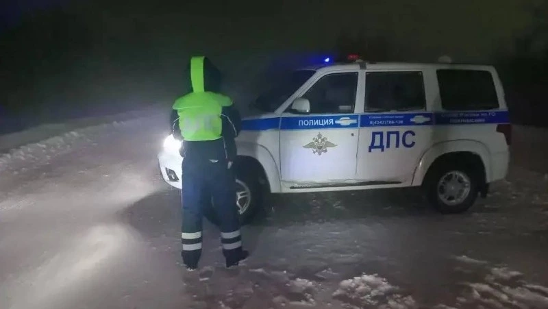 Автобусы из Охи в Ноглики отменили из-за нулевой видимости на трассе