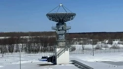 В Поронайске достраивают космический пункт связи