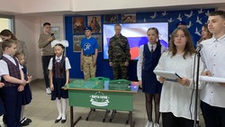 Ученики школы № 7 познакомились с участником СВО в Поронайске