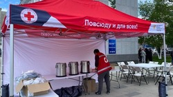Российский Красный Крест начал выдавать гумпомощь жителям Белгородской области