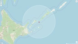 Землетрясение интенсивностью 2 балла зафиксировали на Южных Курилах 27 октября