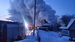 Ребенок едва не пострадал во время пожара в доме в Южно-Сахалинске