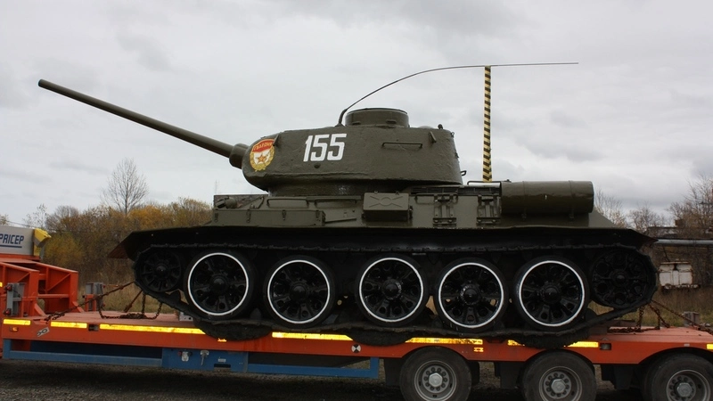 Памятник с танком Т-34 откроют в Долинске