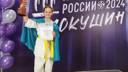 Спортсменка с Сахалина завоевала серебряную награду первенства России по киокушин