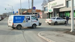 Авария с участием двух автомобилей произошла утром на Ленина в Южно-Сахалинске