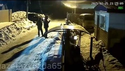 Парни-закладчики попали на камеру уличного наблюдения в Поронайске