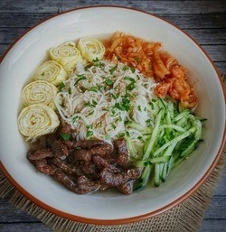 Лапша счастья по-корейски