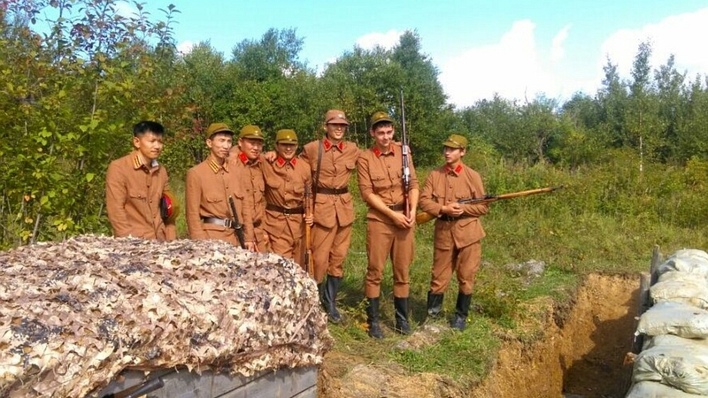 Углегорские поисковики воссоздали бой за село Ударное