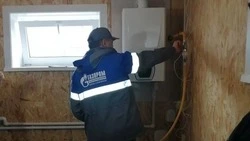 Газопровод длиной около 23 км обеспечит топливом жителей села Долинского района 