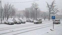 Видеофакт: утренняя метель обрушилась на Южно-Сахалинск