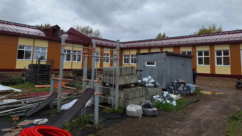 Капремонт школы в селе Молодежном завершат раньше срока