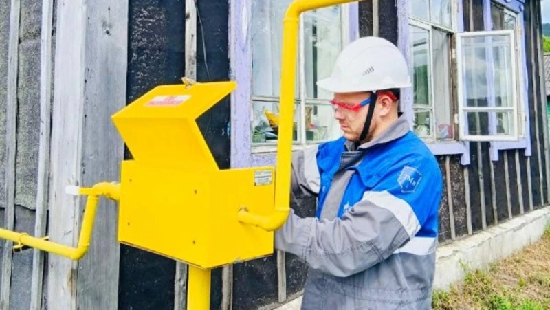 Первый дом газифицировали в селе Арково Александровск-Сахалинского района