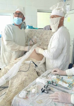 В Смирныховской ЦРБ провели первую инновационную лапароскопическую операцию