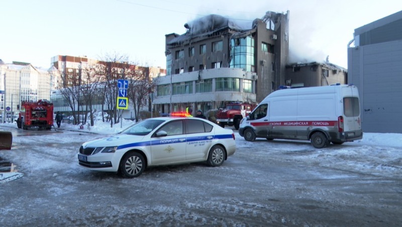 Пожар в Южно-Сахалинске — Центр внимания 10 января